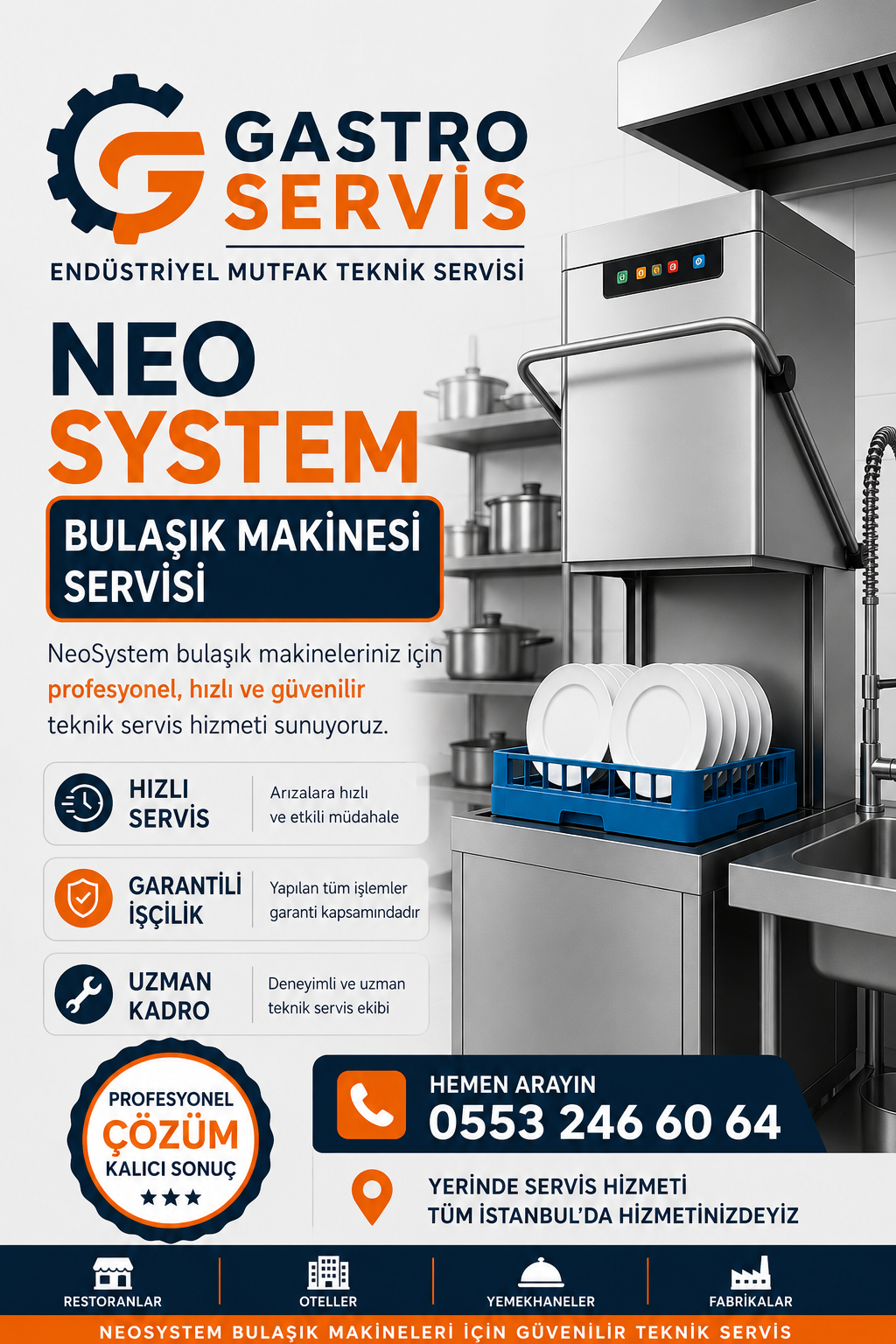 NeoSystem Bulaşık Makinesi Servisi - 0553 246 60 64