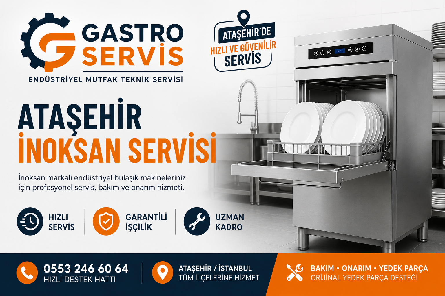 Ataşehir İnoksan Servisi - 0553 246 60 64