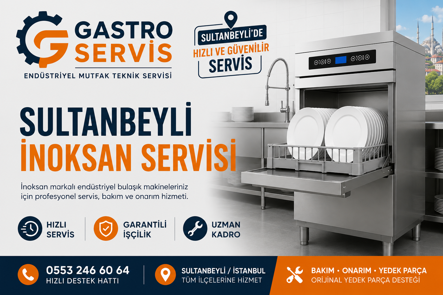 Sultanbeyli İnoksan Servisi - 0553 246 60 64