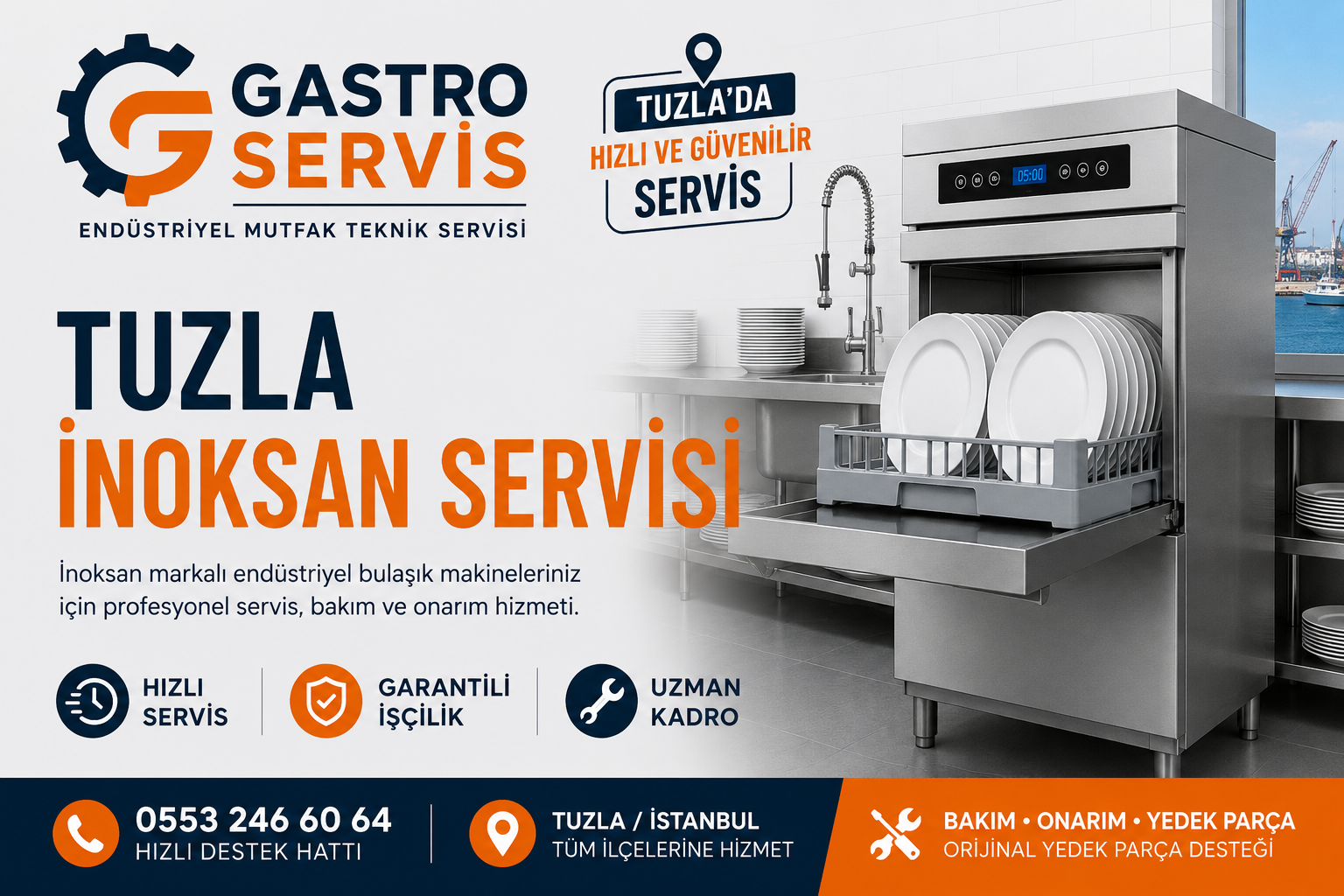 Tuzla İnoksan Servisi - 0553 246 60 64