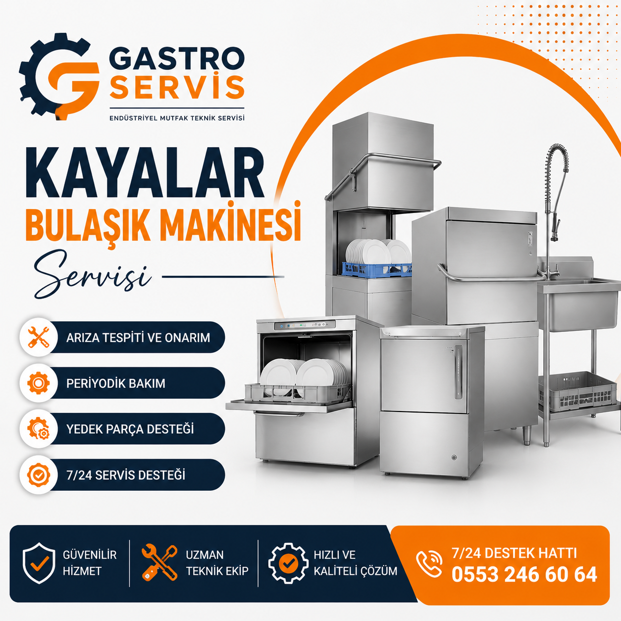 Kayalar Bulaşık Makinesi Servisi - 0553 246 60 64