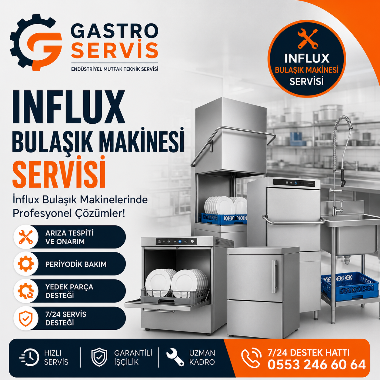 İnflux Bulaşık Makinesi Servisi - 0553 246 60 64