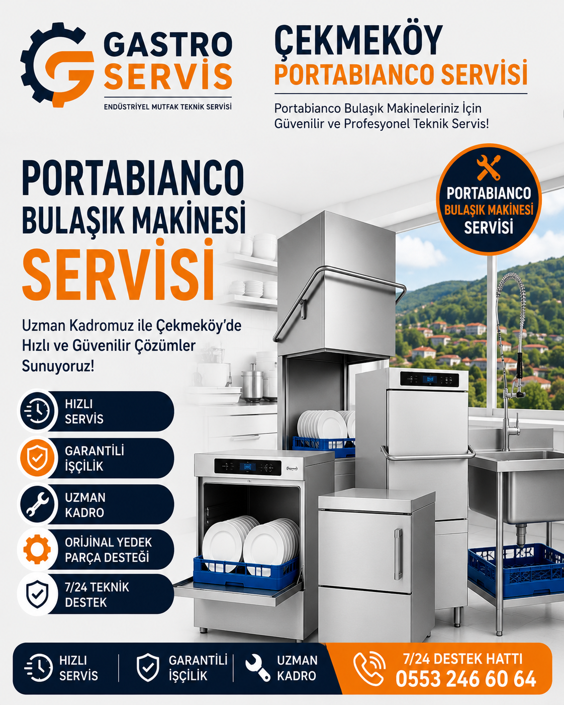 Çekmeköy Portabianco Servisi - 0553 246 60 64