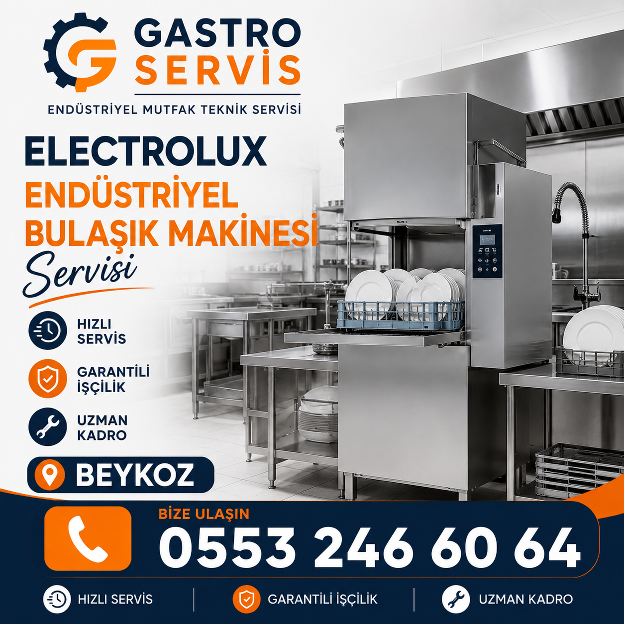 Electrolux Bulaşık Makinesi Servisi - 0553 246 60 64 - Beykoz