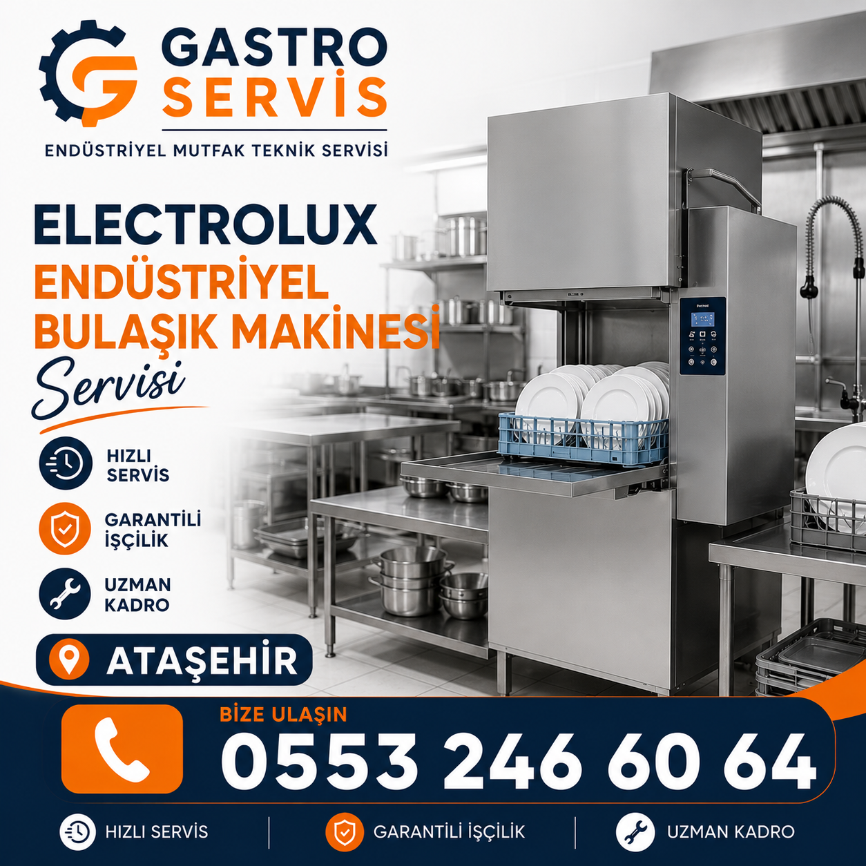 Electrolux Bulaşık Makinesi Servisi - 0553 246 60 64 - Ataşehir