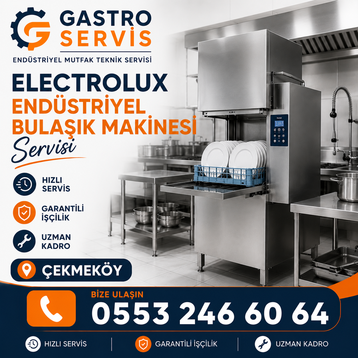 Electrolux Bulaşık Makinesi Servisi - 0553 246 60 64 - Çekmeköy