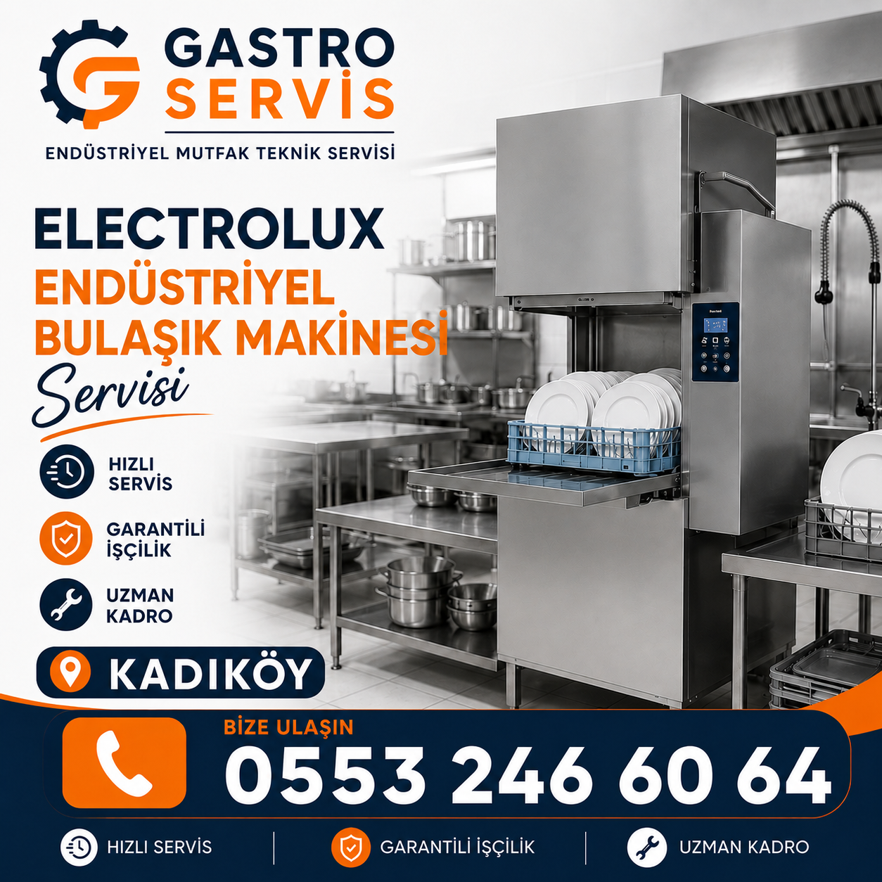 Electrolux Bulaşık Makinesi Servisi - 0553 246 60 64 - Kadıköy
