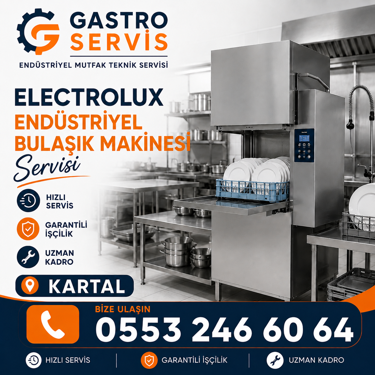 Electrolux Bulaşık Makinesi Servisi - 0553 246 60 64 - Kartal