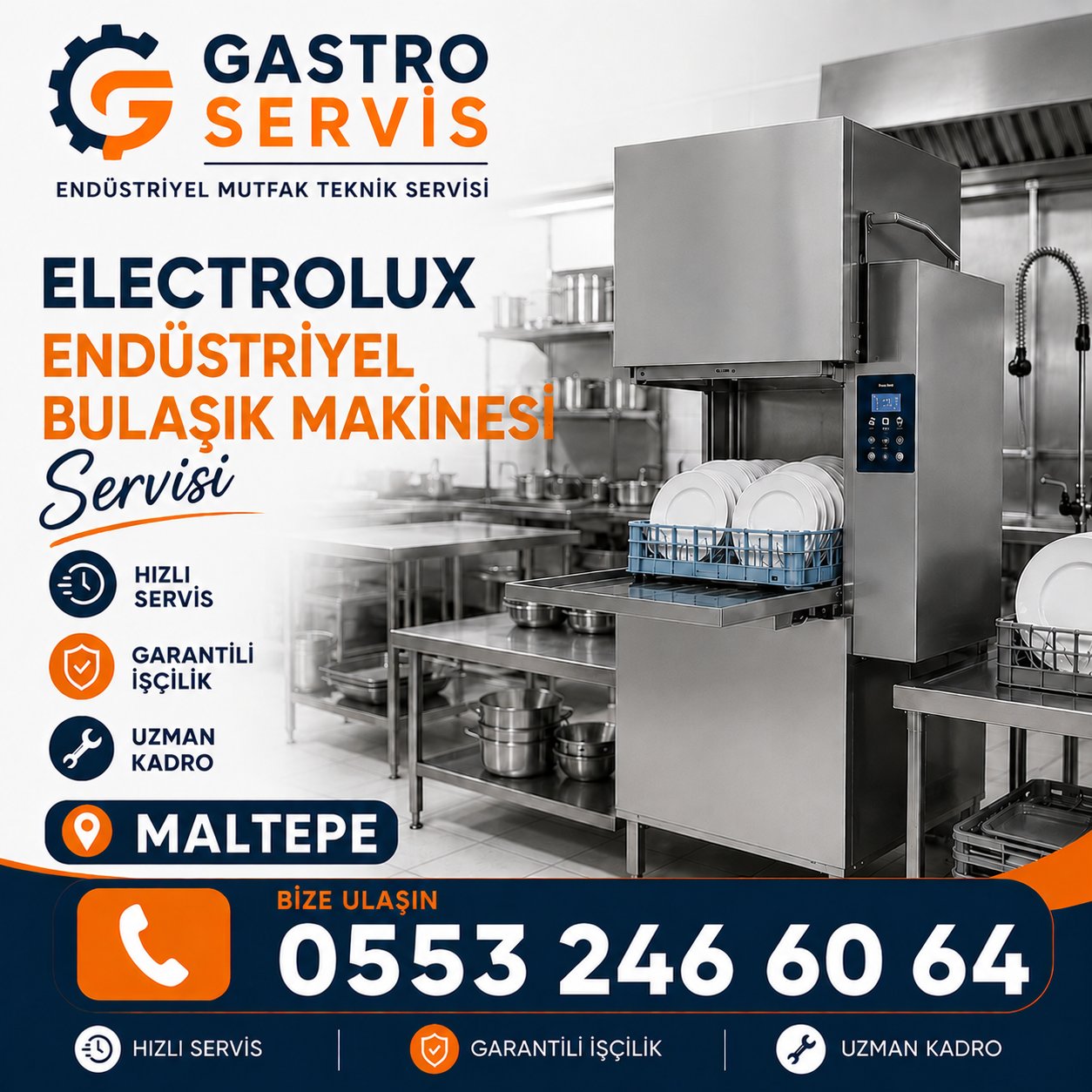 Electrolux Bulaşık Makinesi Servisi - 0553 246 60 64 - Maltepe
