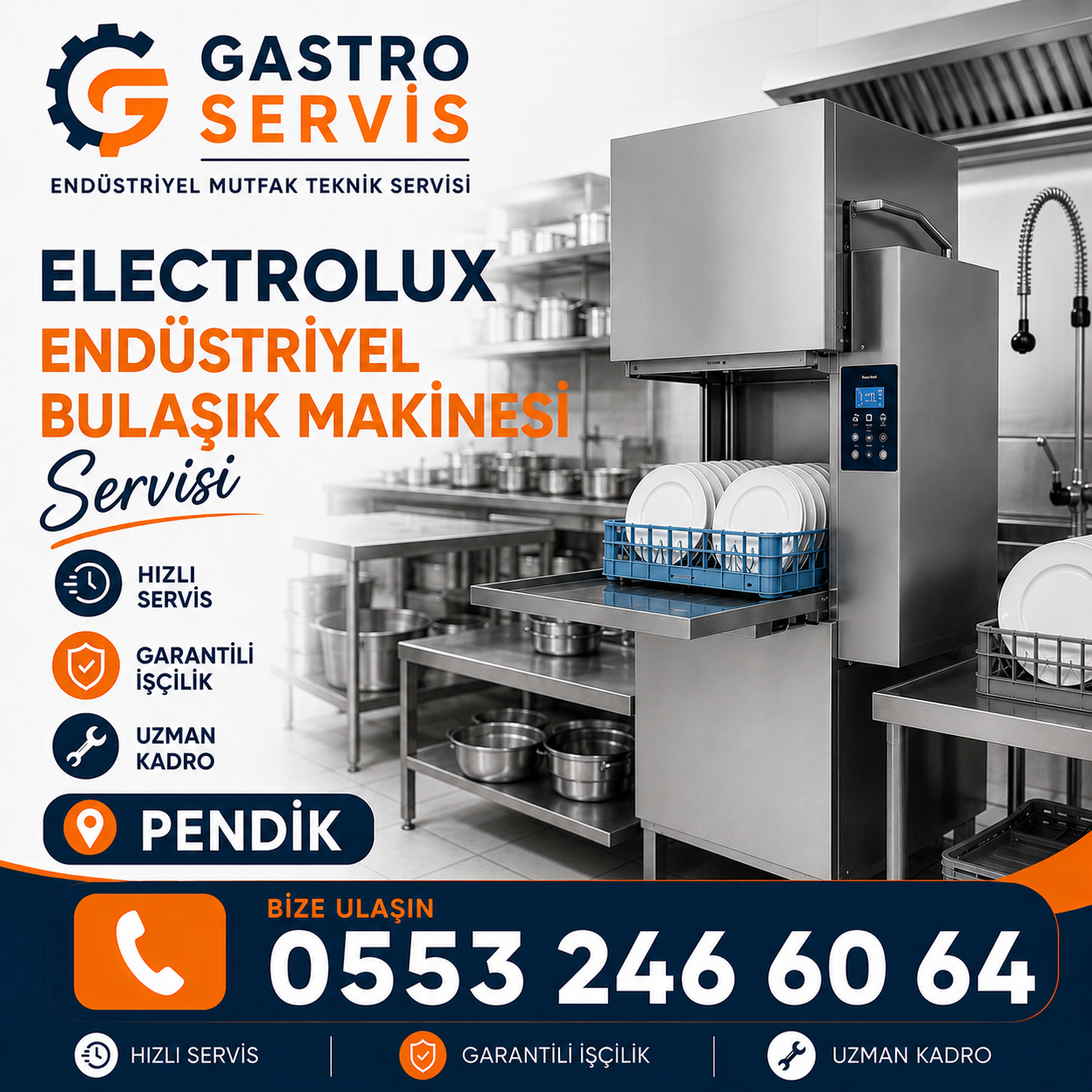 Electrolux Bulaşık Makinesi Servisi - 0553 246 60 64 - Pendik