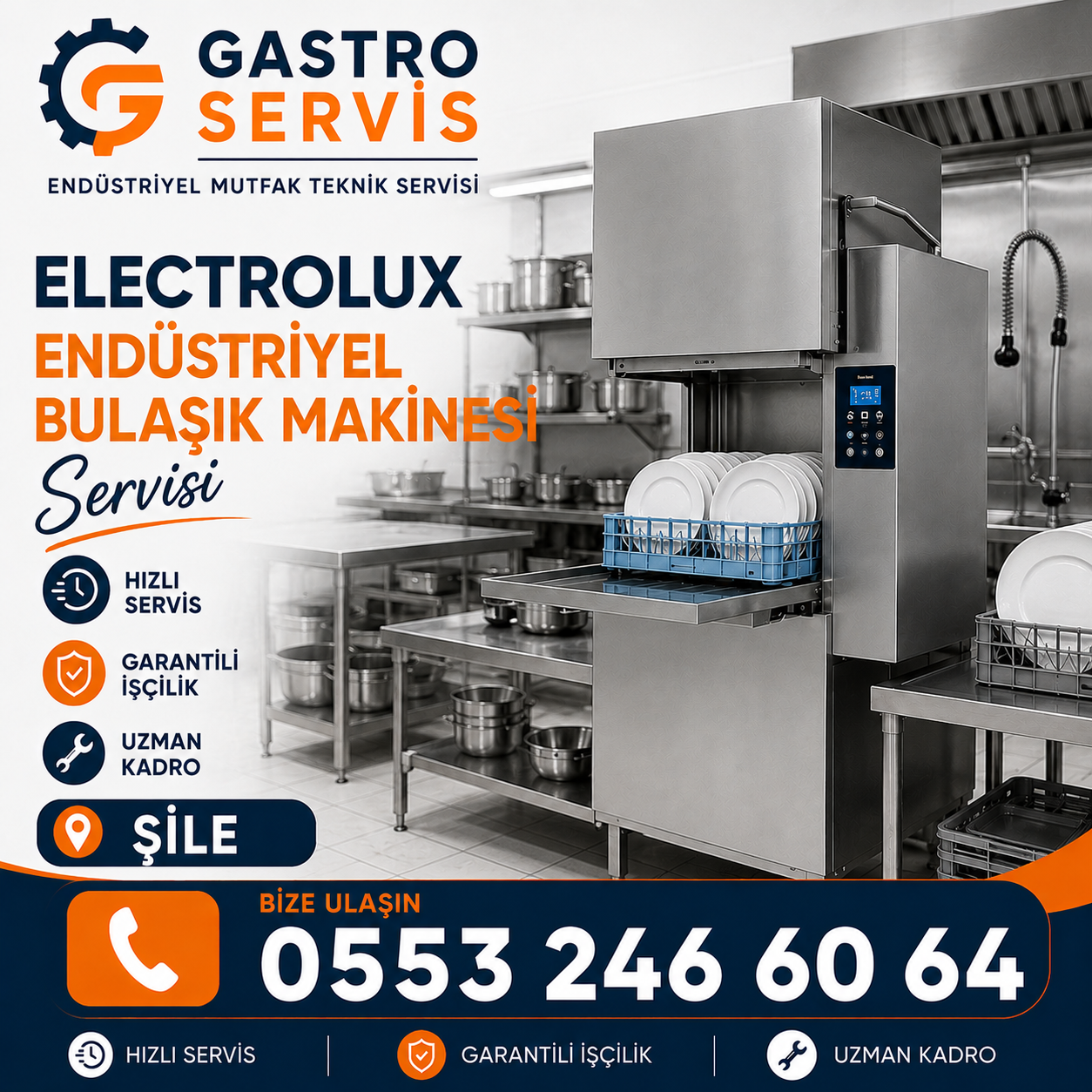 Electrolux Bulaşık Makinesi Servisi - 0553 246 60 64 - Şile