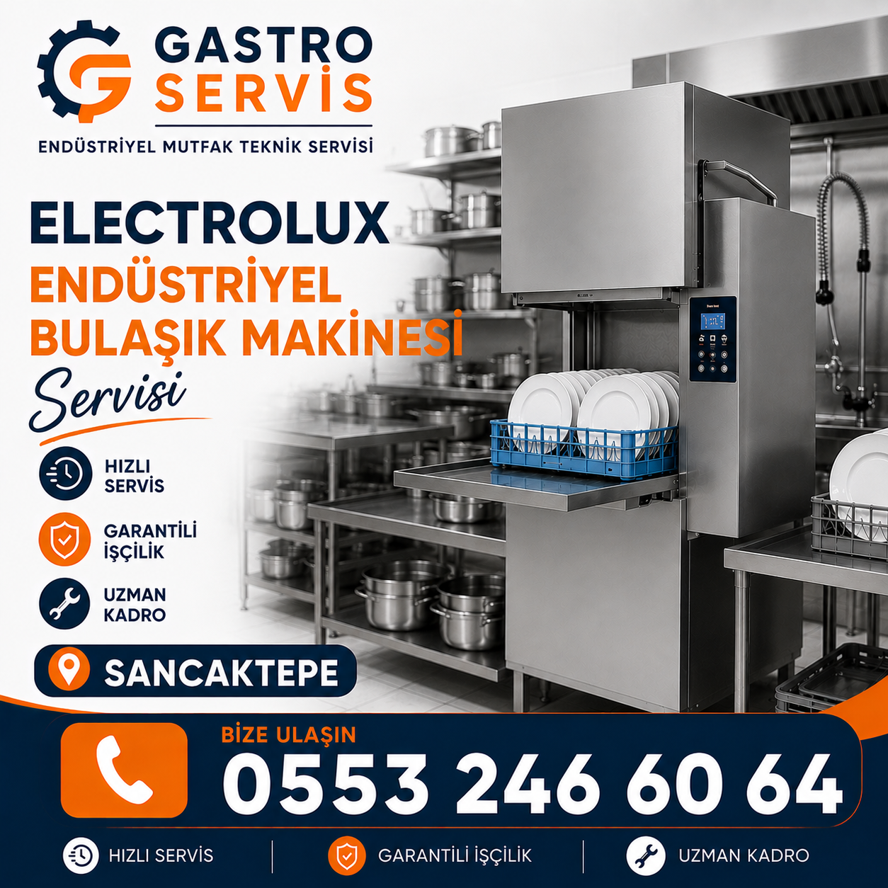 Electrolux Bulaşık Makinesi Servisi - 0553 246 60 64 - Sancaktepe