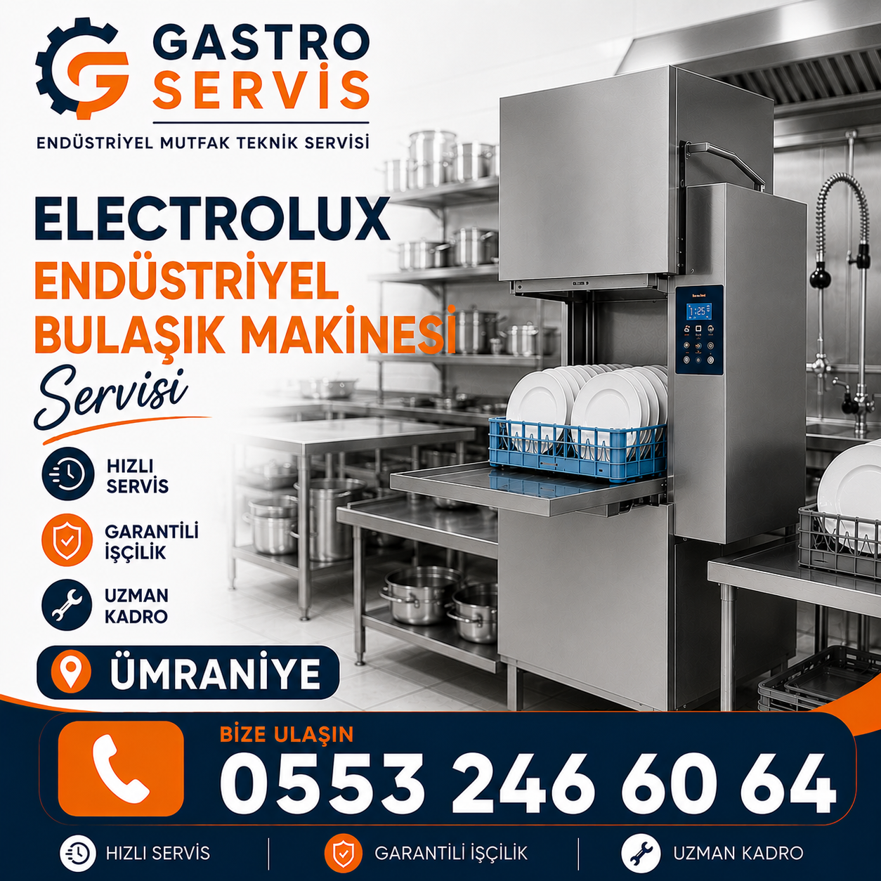 Electrolux Bulaşık Makinesi Servisi - 0553 246 60 64 - Ümraniye