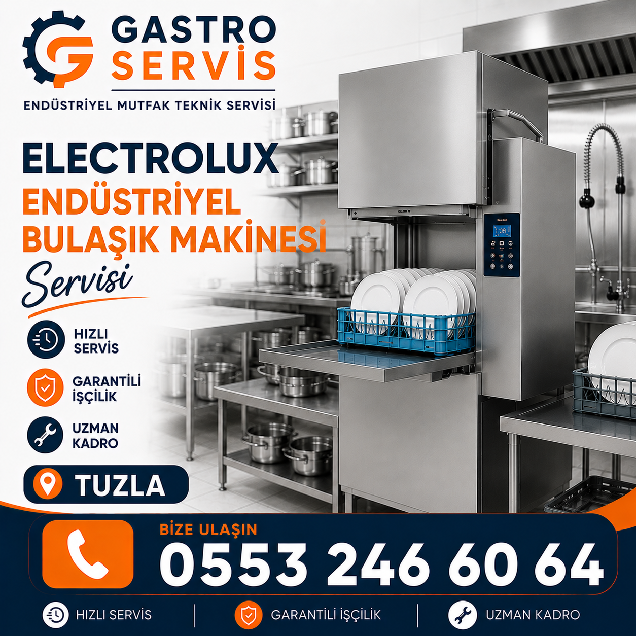 Electrolux Bulaşık Makinesi Servisi - 0553 246 60 64 - Tuzla