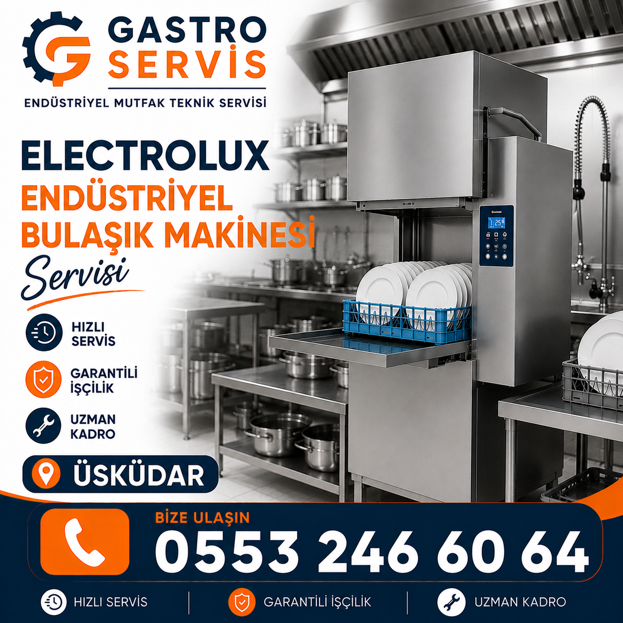 Electrolux Bulaşık Makinesi Servisi - 0553 246 60 64 - Üsküdar