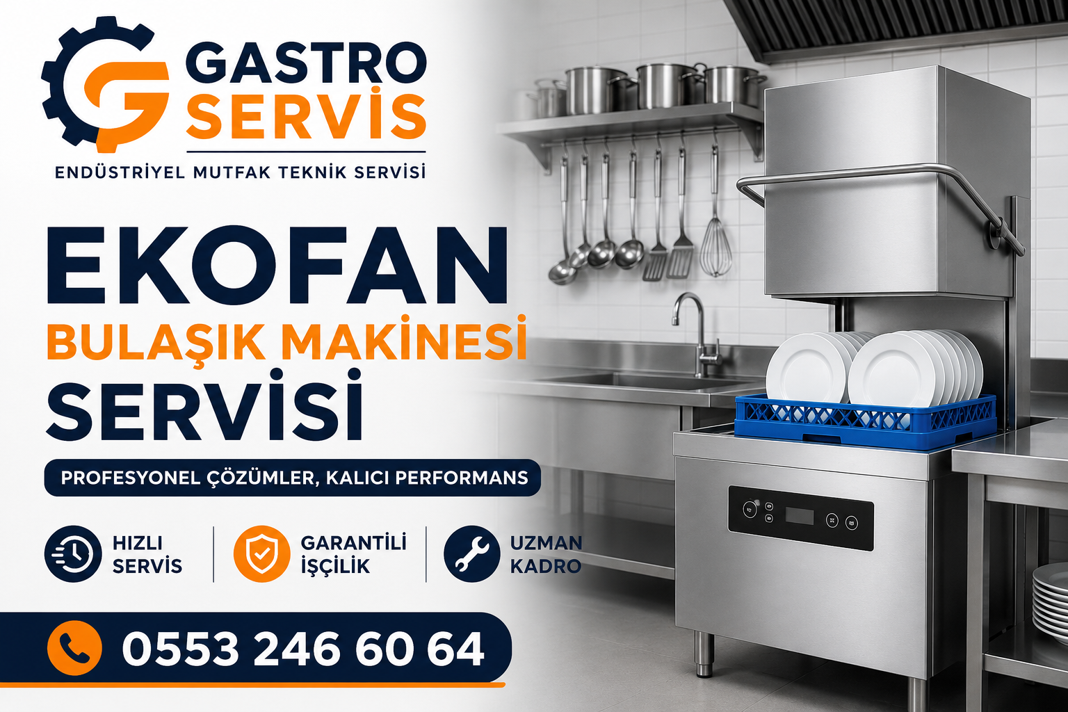 Ekofan Bulaşık Makinesi Servisi - 0553 246 60 64
