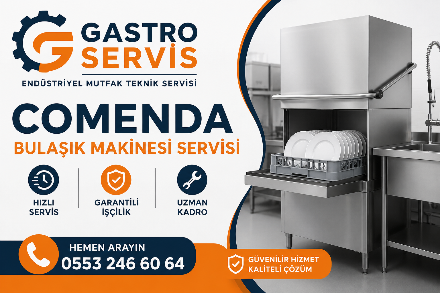 Comenda Bulaşık Makinesi Servisi - 0553 246 60 64