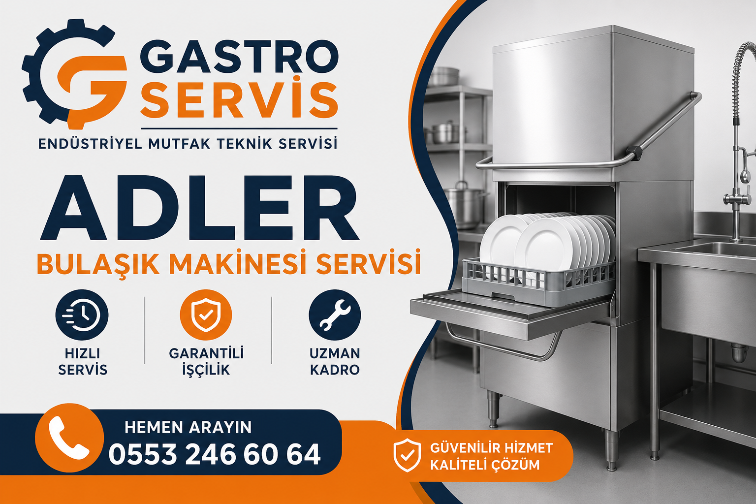 Adler Bulaşık Makinesi Servisi - 0553 246 60 64