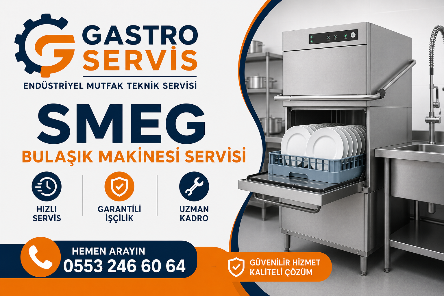 Smeg Bulaşık Makinesi Servisi - 0553 246 60 64