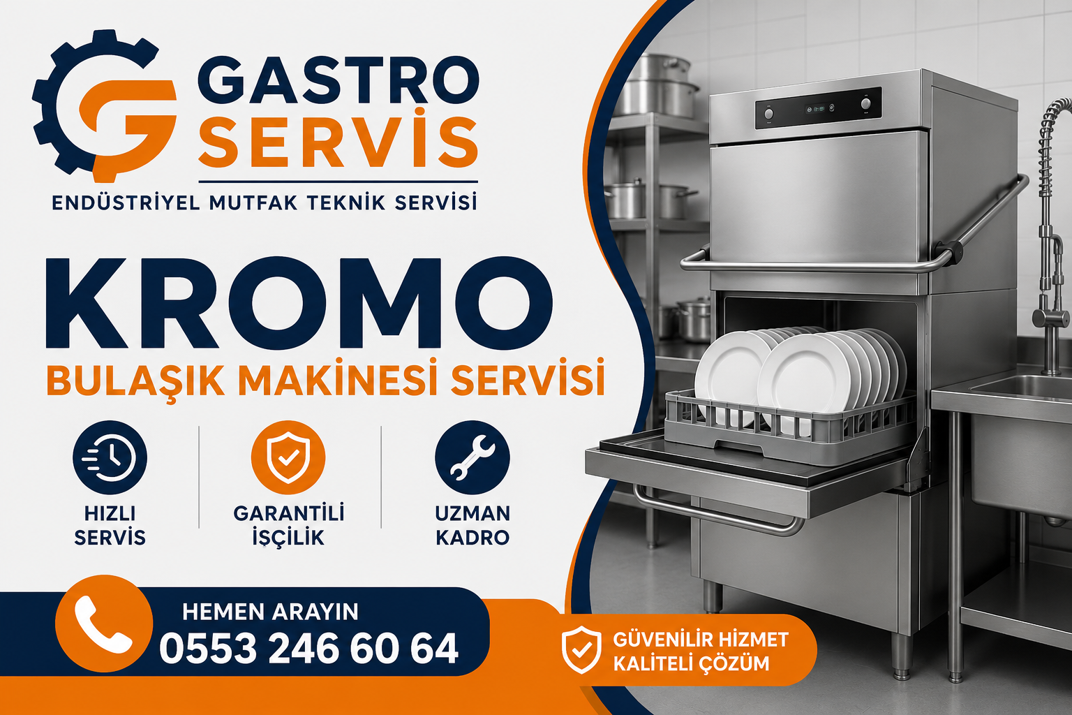 Kromo Bulaşık Makinesi Servisi - 0553 246 60 64
