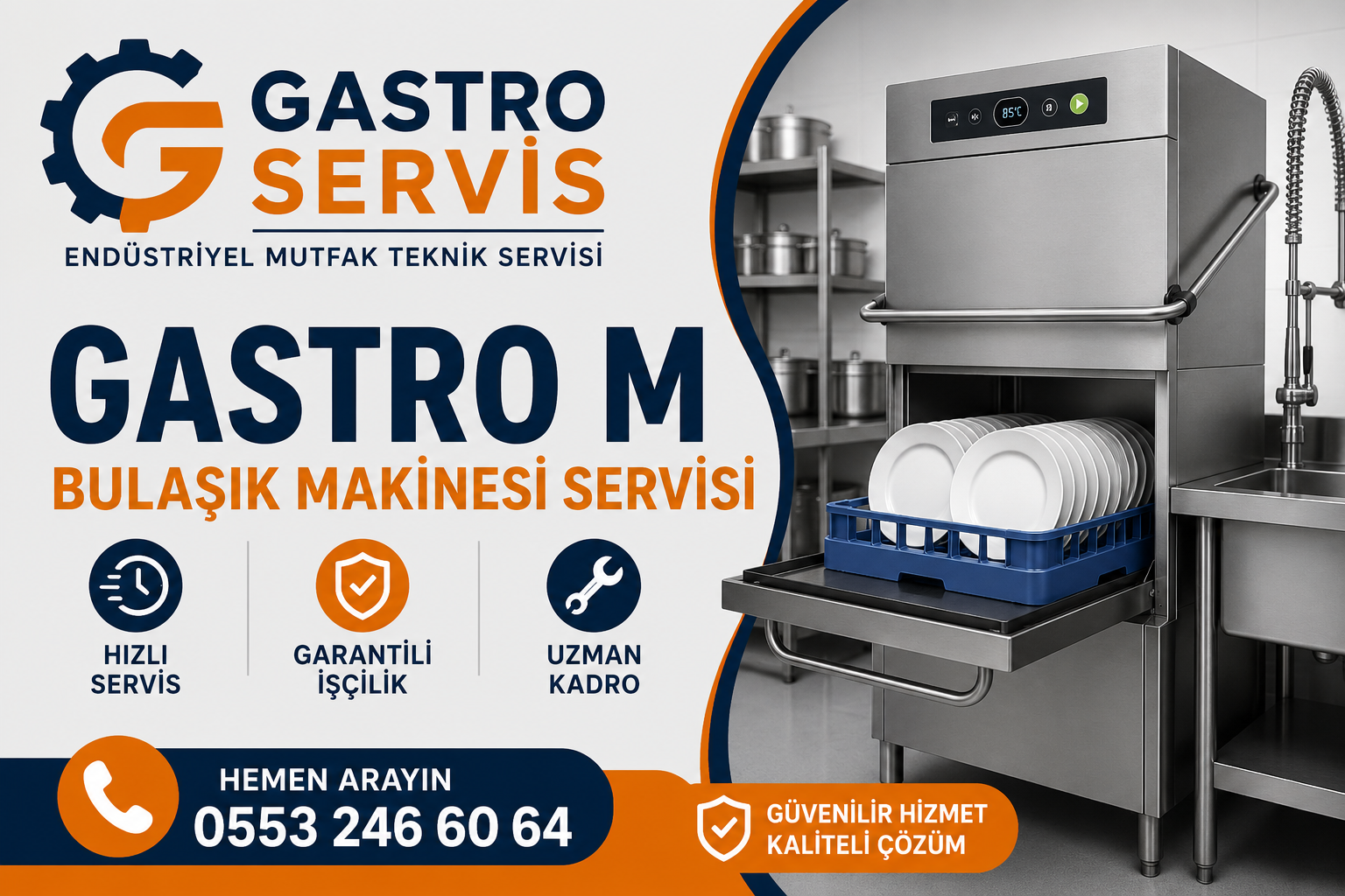 Gastro M Bulaşık Makinesi Servisi - 0553 246 60 64