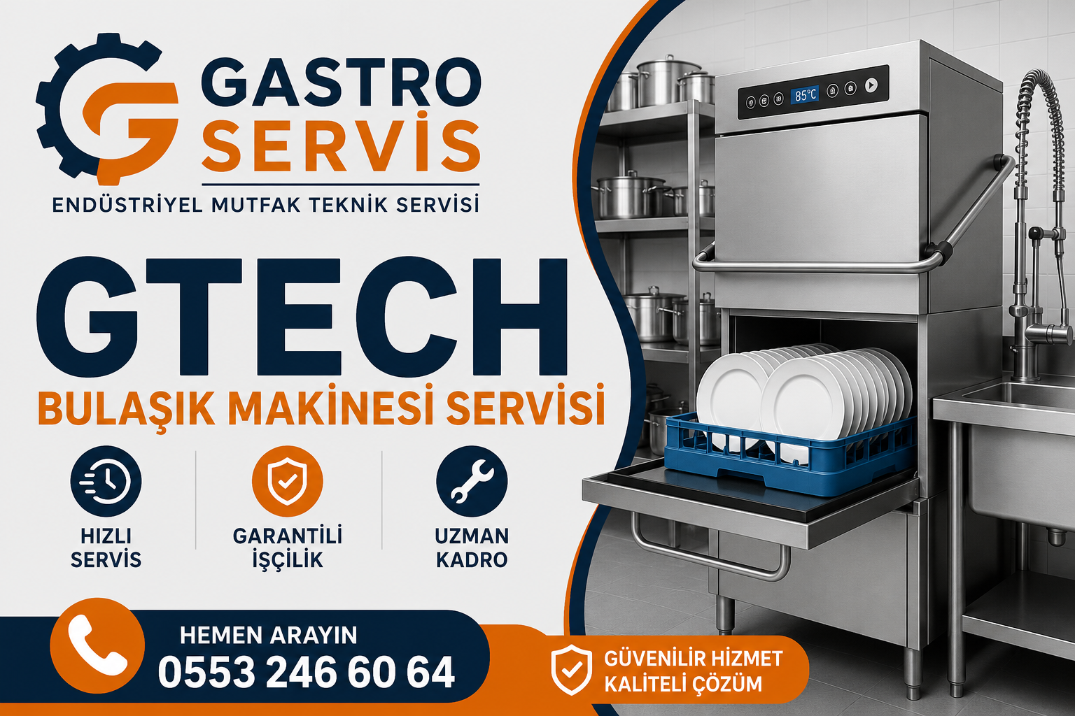 Gtech Bulaşık Makinesi Servisi - 0553 246 60 64