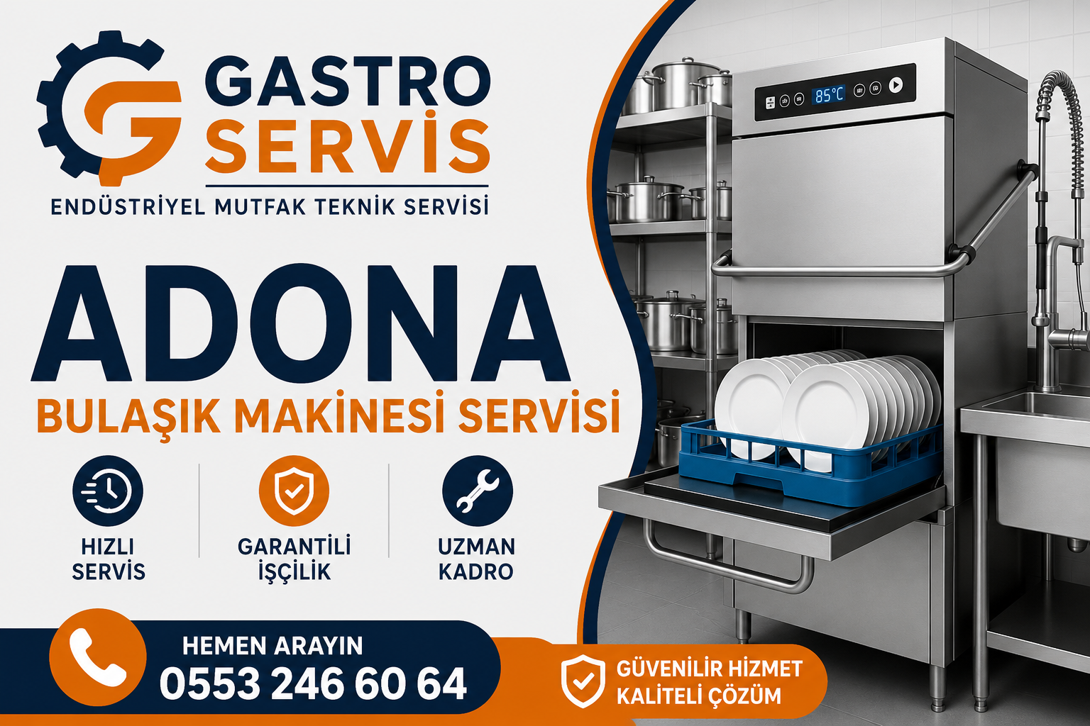 Adona Bulaşık Makinesi Servisi - 0553 246 60 64