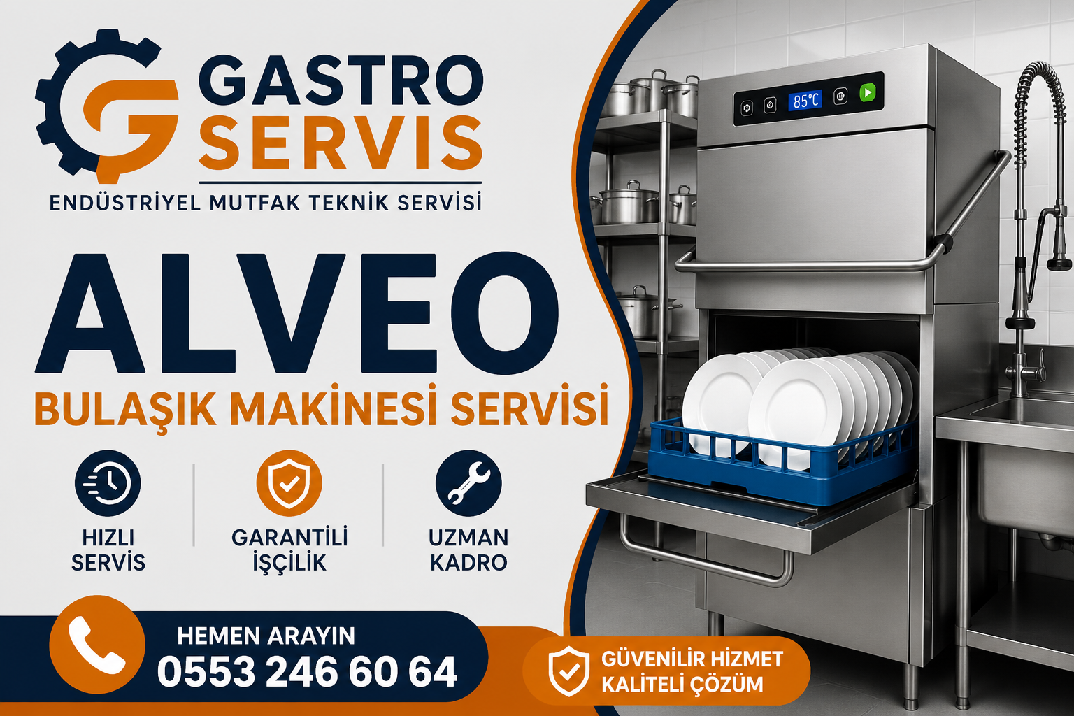 Alveo Bulaşık Makinesi Servisi - 0553 246 60 64