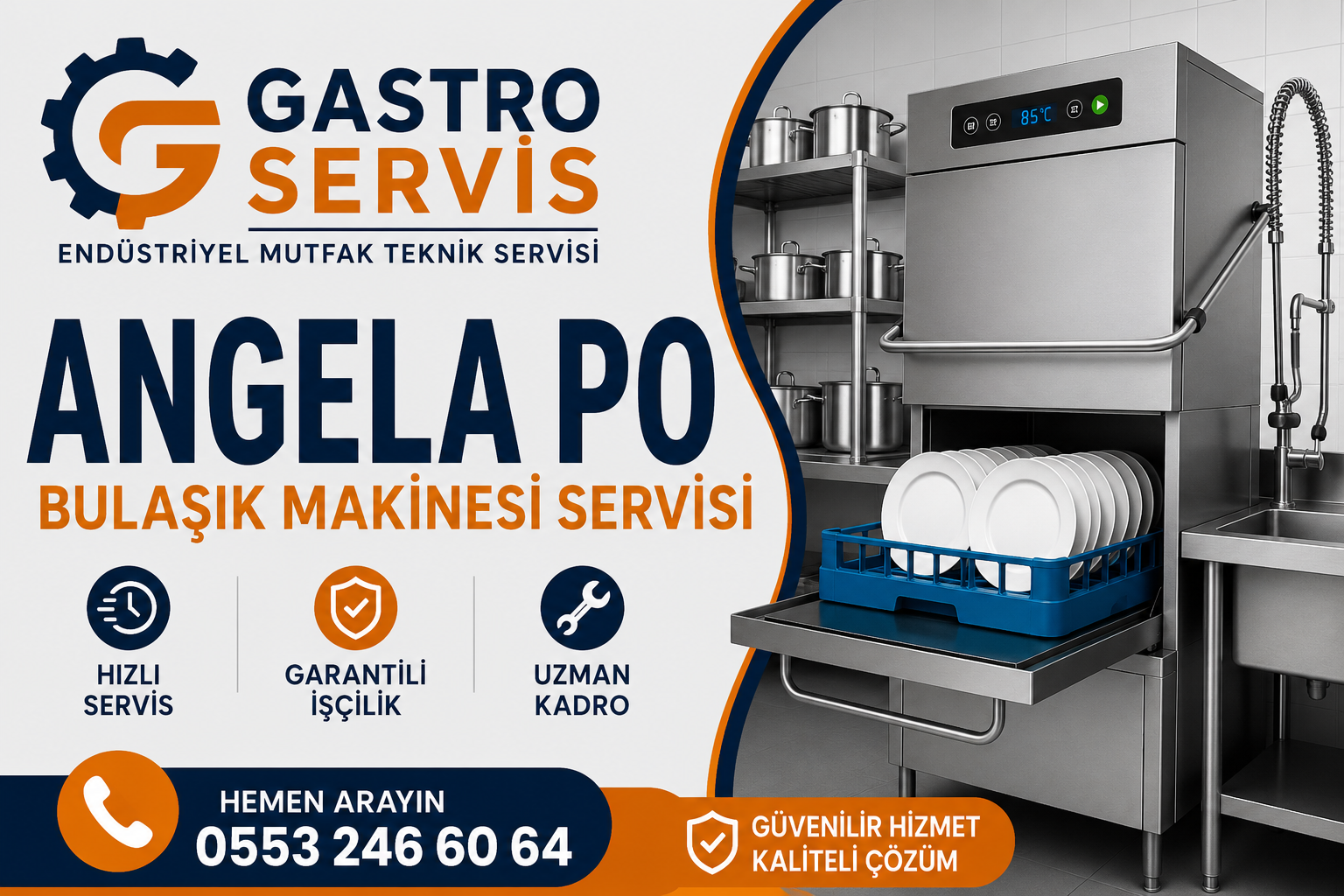 Angela Po Bulaşık Makinesi Servisi 0553 246 60 64